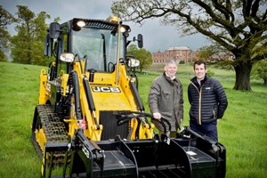 Stanford Hall Rehabilitation Estate 1CXT press backhoe donation