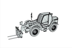 Industrial forklift BIM 