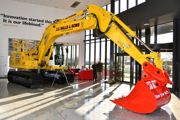 60 Year Partnership Celebrated With Unique Excavator