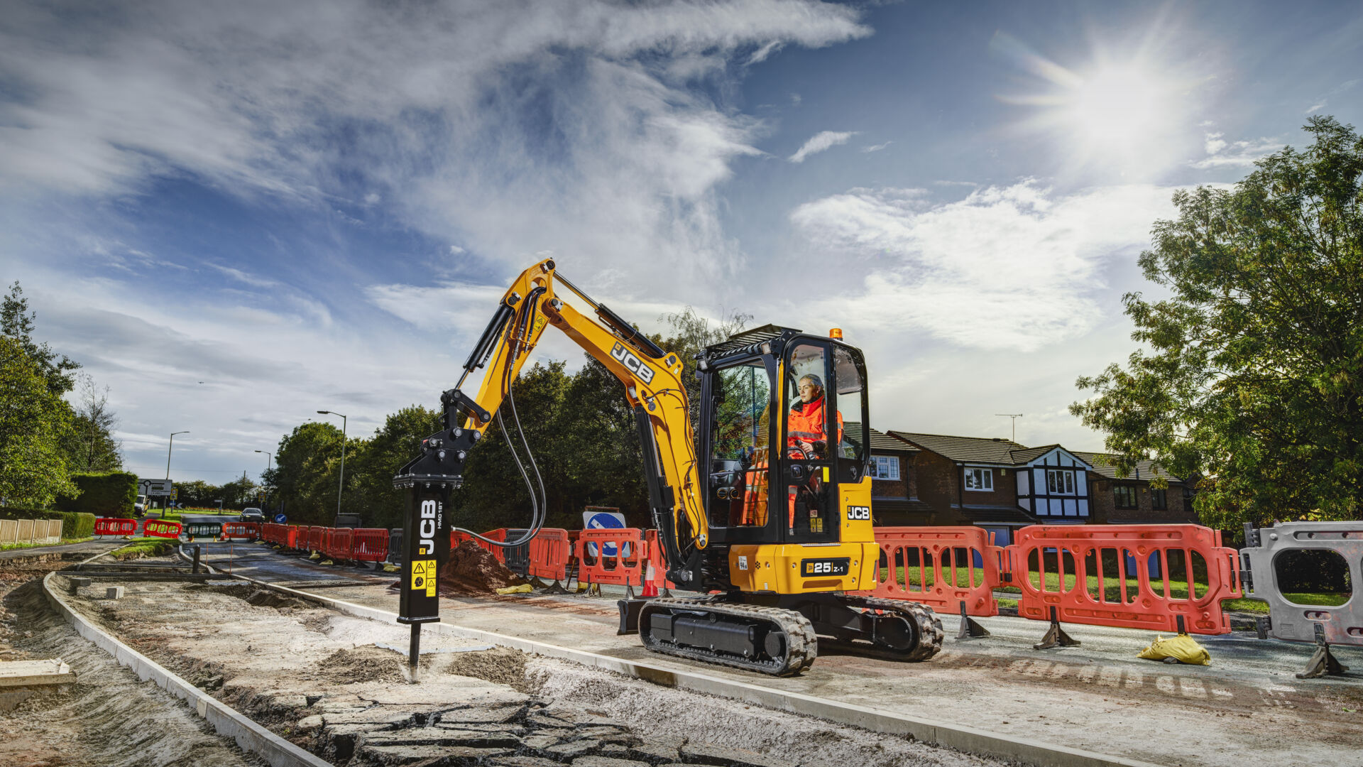 25Z application photography (Landscaping, utilities house development)