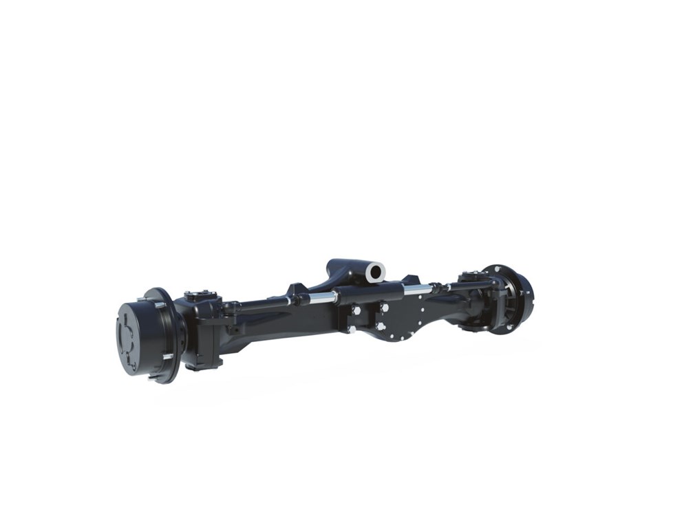 Transmission Dead Steer Axle CGI, White BG no shadow