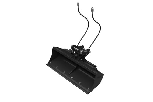 8T Tilting Grading bucket - CAD render front (980/T0800)