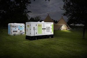 Hydrogen generator and Power Pack teepee application shot