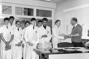 1964 JCB's first apprentices