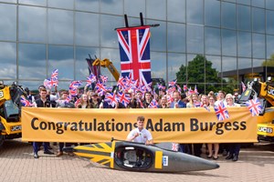 Paris Medallist Adam Burgess JCB Homecoming